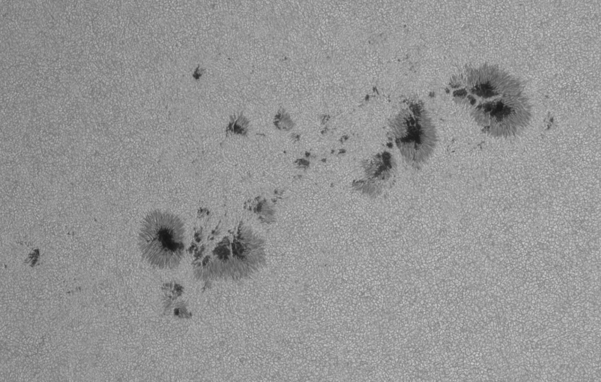 Group of solar spots - 2